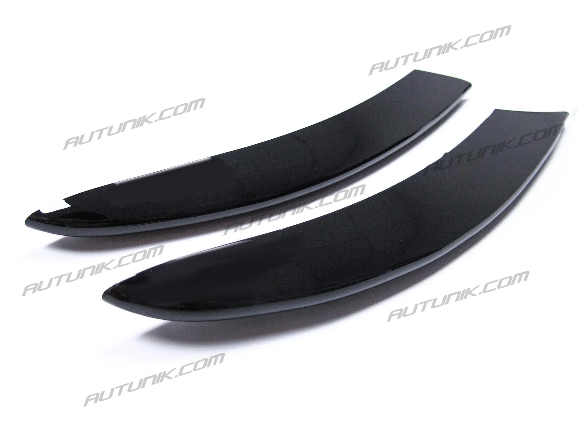 4pcs Gloss Black Fog Light Cover Trims For Mercedes C-class W205 Sedan/Coupe AMG 2019-2021 - Image 8
