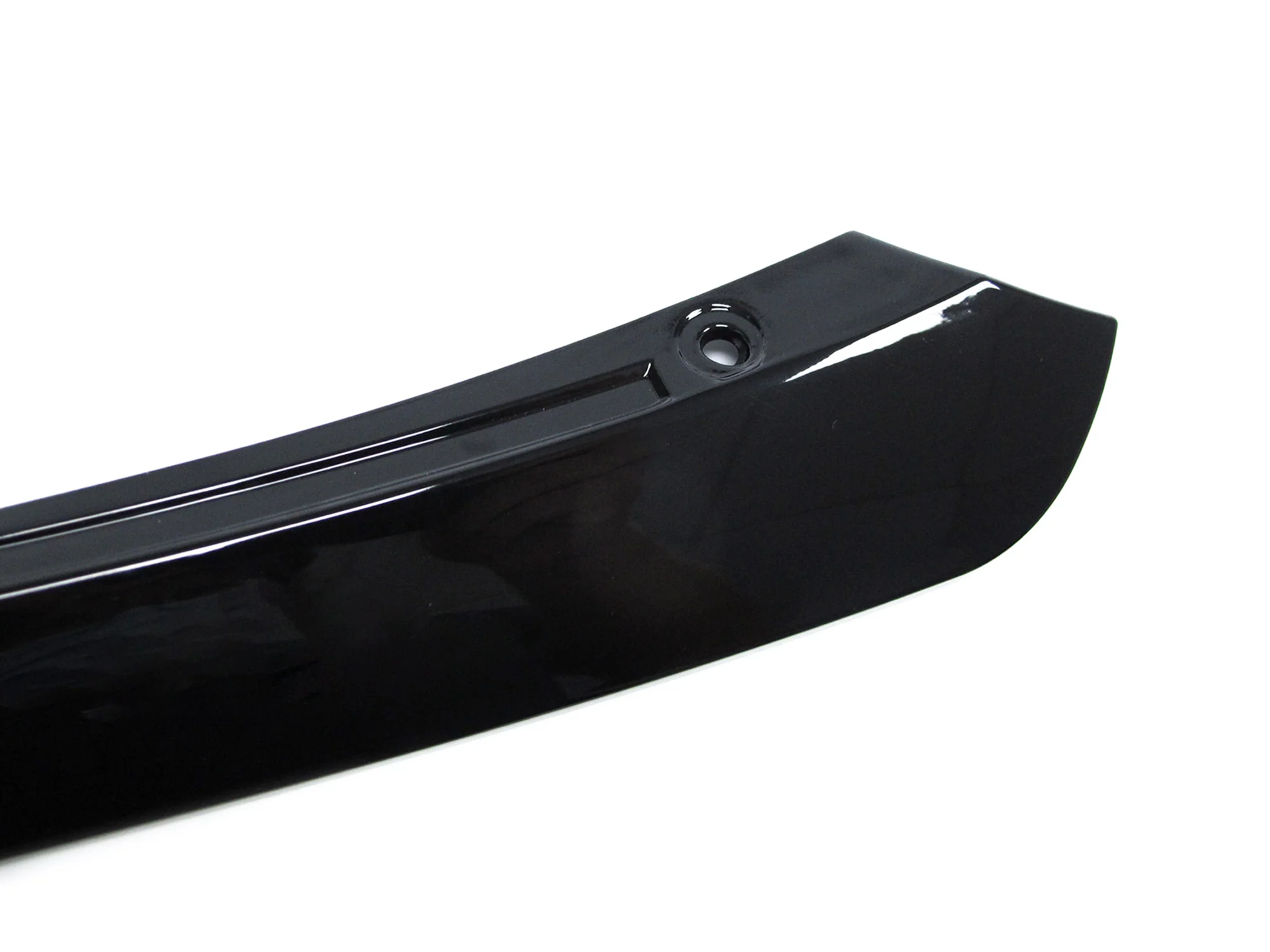 Gloss Black Front Bumper Splitters Fins Aero for Mercedes CLA W117 C117 X117 Facelift 2017-2019 AMG Pkg - Image 9