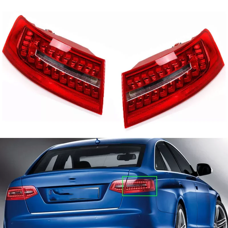 4pcs LED Tail Lights Rear Lamp For Audi A6 C6 Sedan 2009 2010 2011 - Image 12