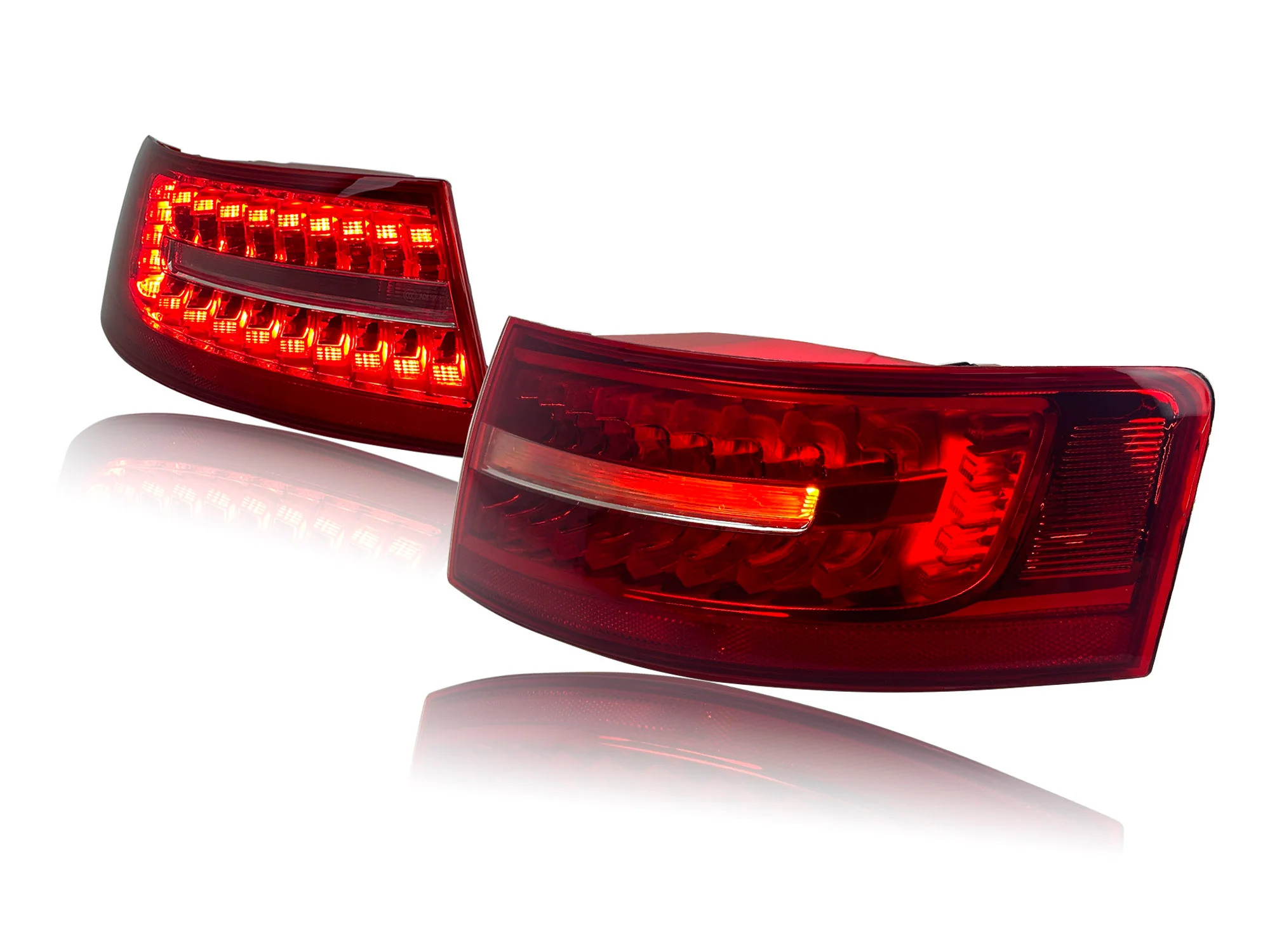 4pcs LED Tail Lights Rear Lamp For Audi A6 C6 Sedan 2009 2010 2011 - Image 19
