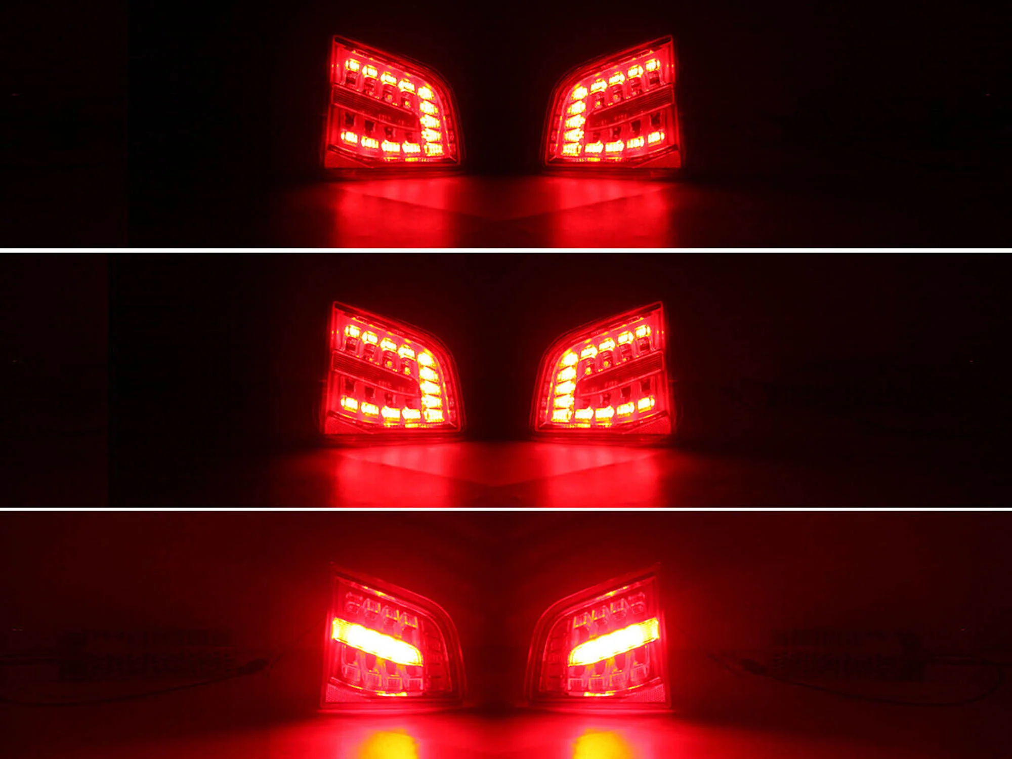 4pcs LED Tail Lights Rear Lamp For Audi A6 C6 Sedan 2009 2010 2011 - Image 2