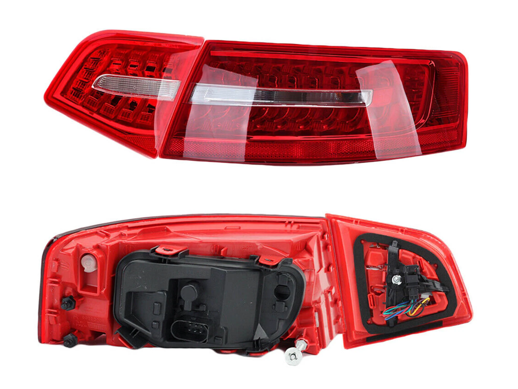 4pcs LED Tail Lights Rear Lamp For Audi A6 C6 Sedan 2009 2010 2011 - Image 4