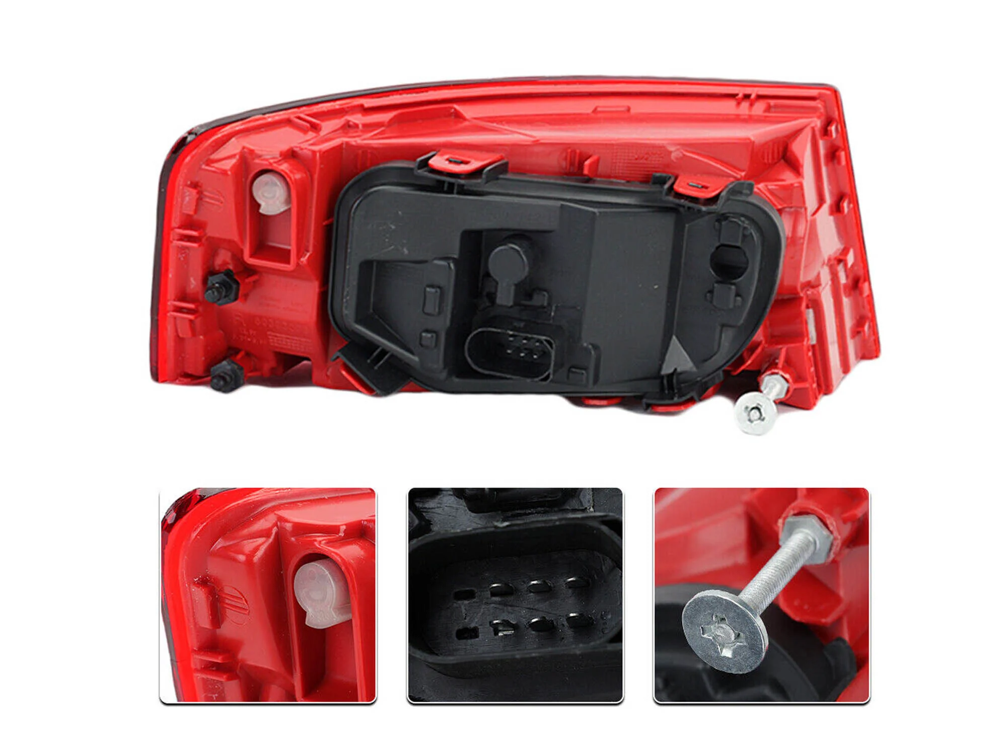 4pcs LED Tail Lights Rear Lamp For Audi A6 C6 Sedan 2009 2010 2011 - Image 9
