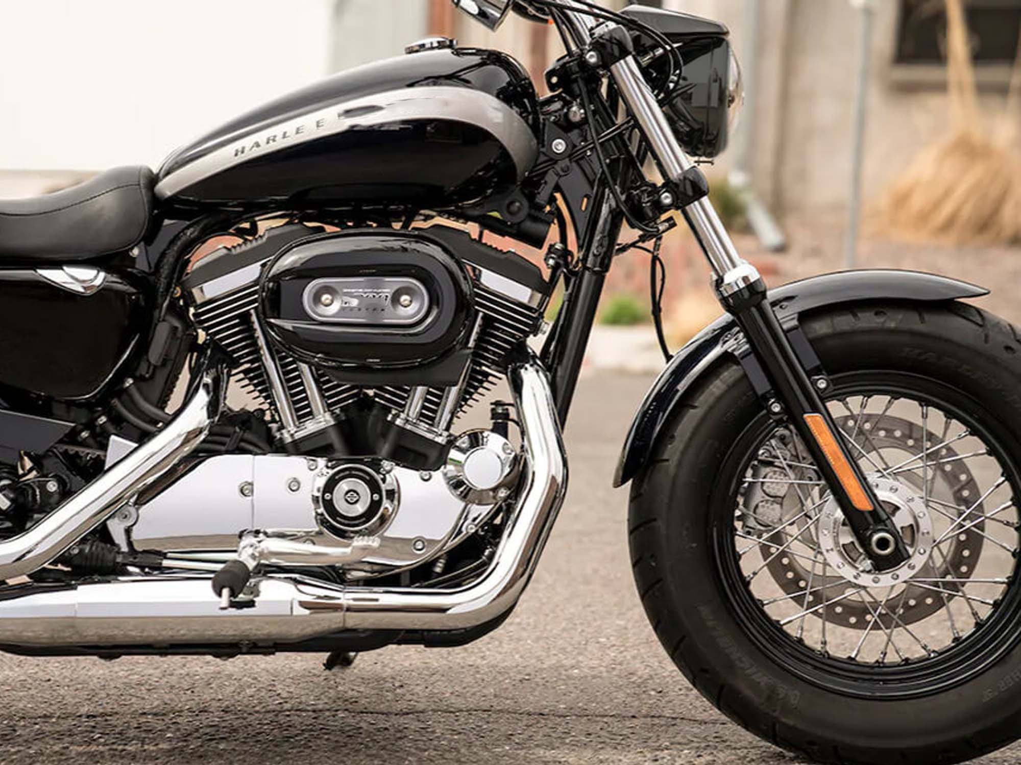 5.75" Headlight Housing Bucket Mount Bracket Fit For Harley Sportster XL883 1200 Gloss Black - Image 3