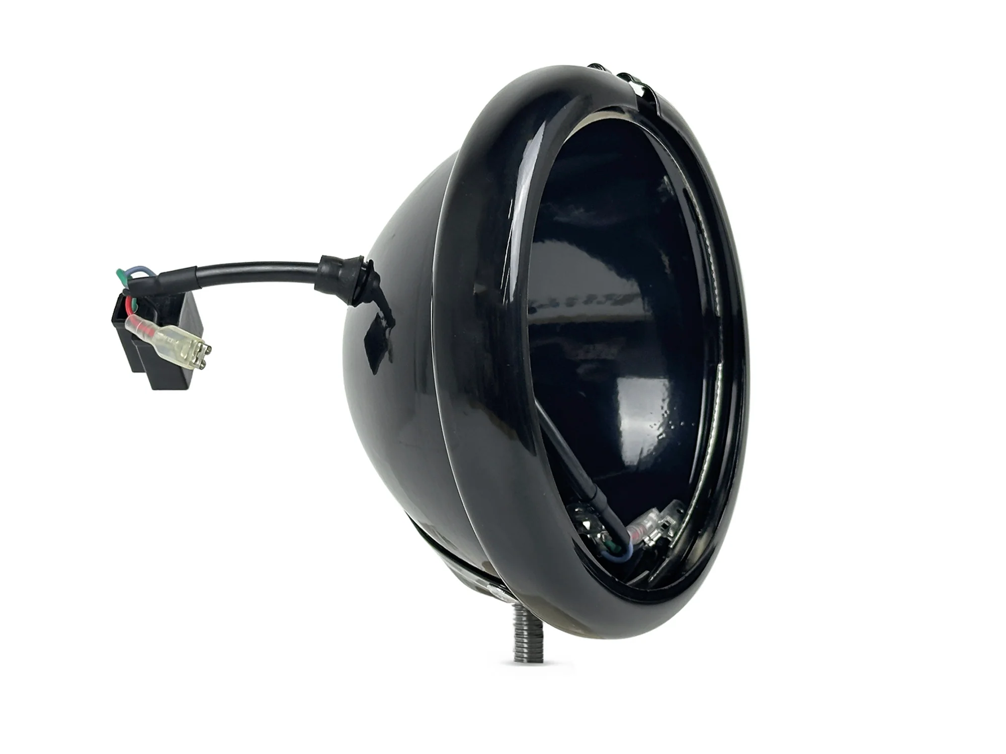 5.75" Headlight Housing Bucket Mount Bracket Fit For Harley Sportster XL883 1200 Gloss Black - Image 5