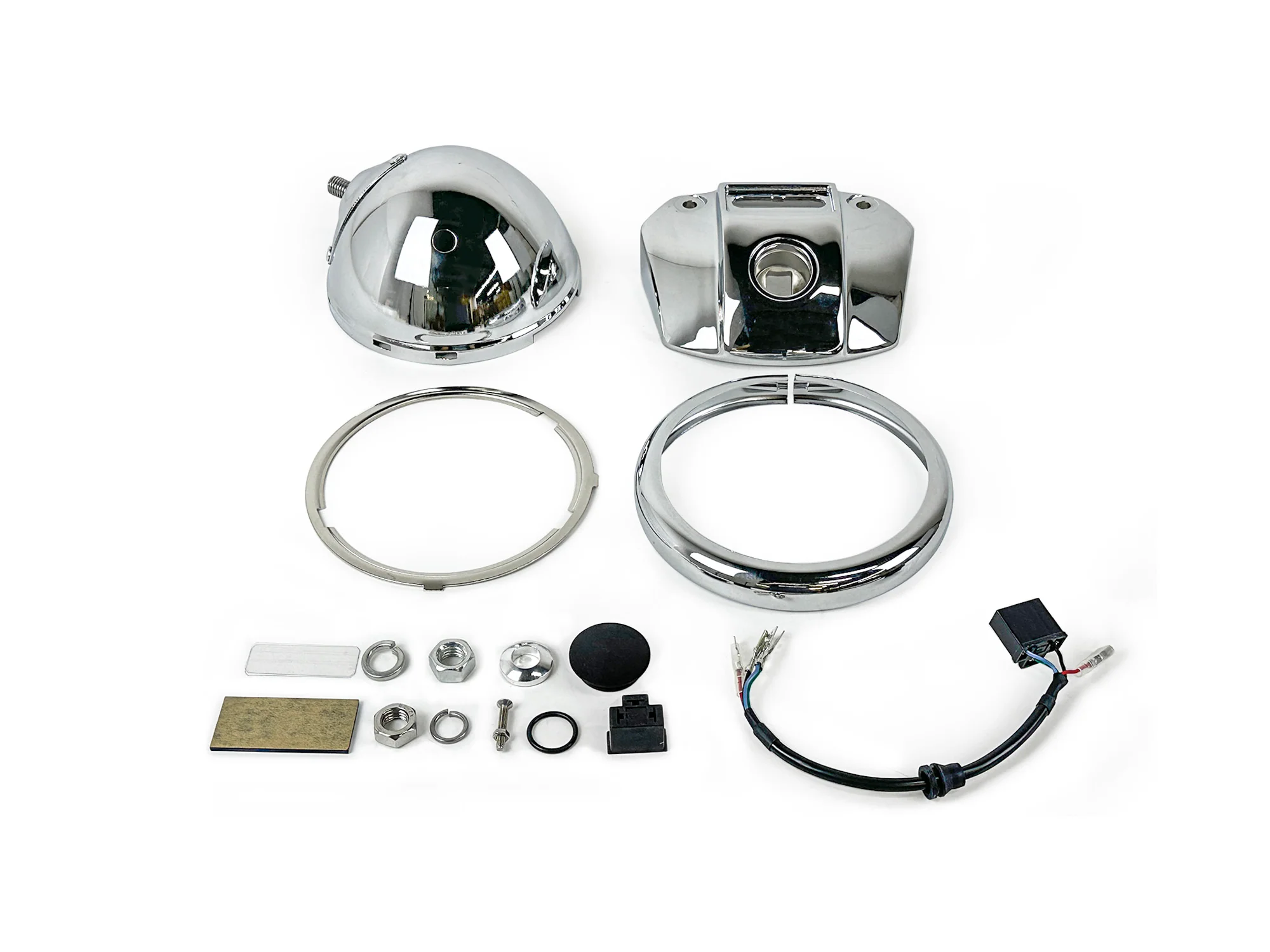 5.75" Headlight Housing Bucket Mount Bracket Fit For Harley Sportster XL883 1200 Chrome - Image 5