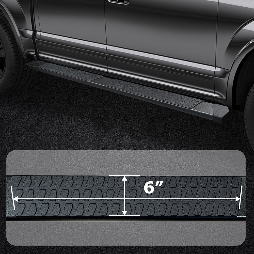 6" Running Boards For 2022-2026 Toyota Tundra CrewMax Cab Side Steps Nerf Bars - Image 10