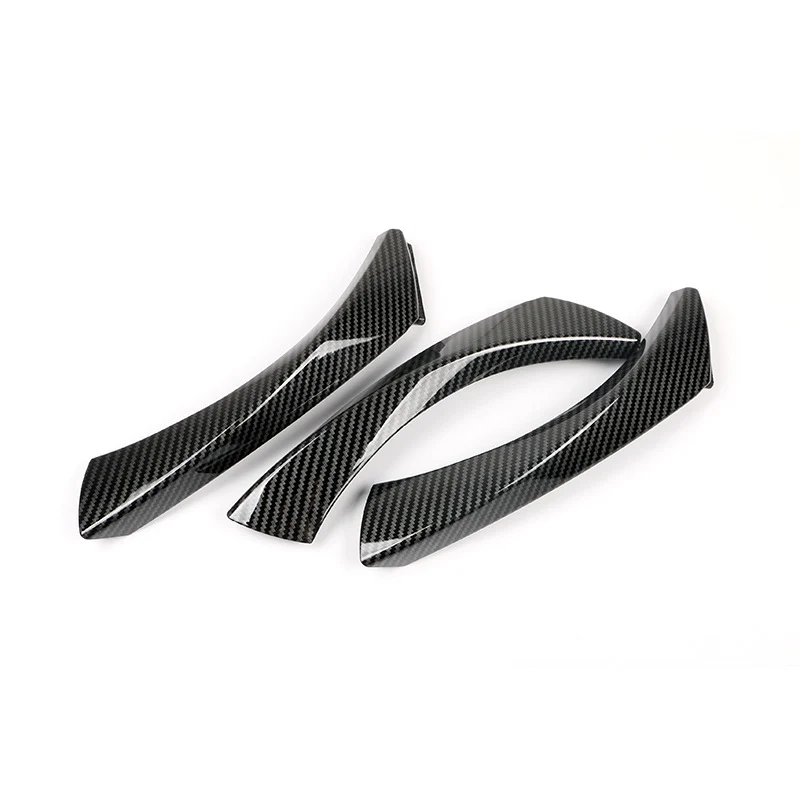 6pcs Carbon Fiber Style Interior Door Handle Pull Panel Trim For BMW E90 E91 3 Series 328i 335i 2006-2011 - Image 4