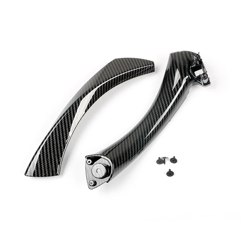 6pcs Carbon Fiber Style Interior Door Handle Pull Panel Trim For BMW E90 E91 3 Series 328i 335i 2006-2011 - Image 5
