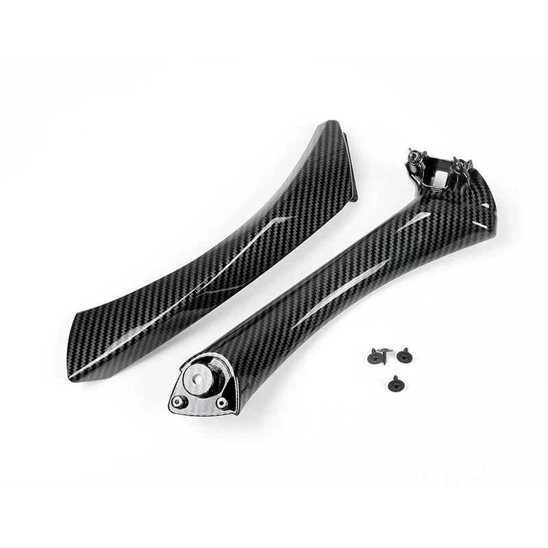6pcs Carbon Fiber Style Interior Door Handle Pull Panel Trim For BMW E90 E91 3 Series 328i 335i 2006-2011 - Image 6