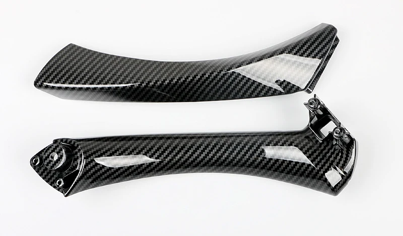 6pcs Carbon Fiber Style Interior Door Handle Pull Panel Trim For BMW E90 E91 3 Series 328i 335i 2006-2011 - Image 9