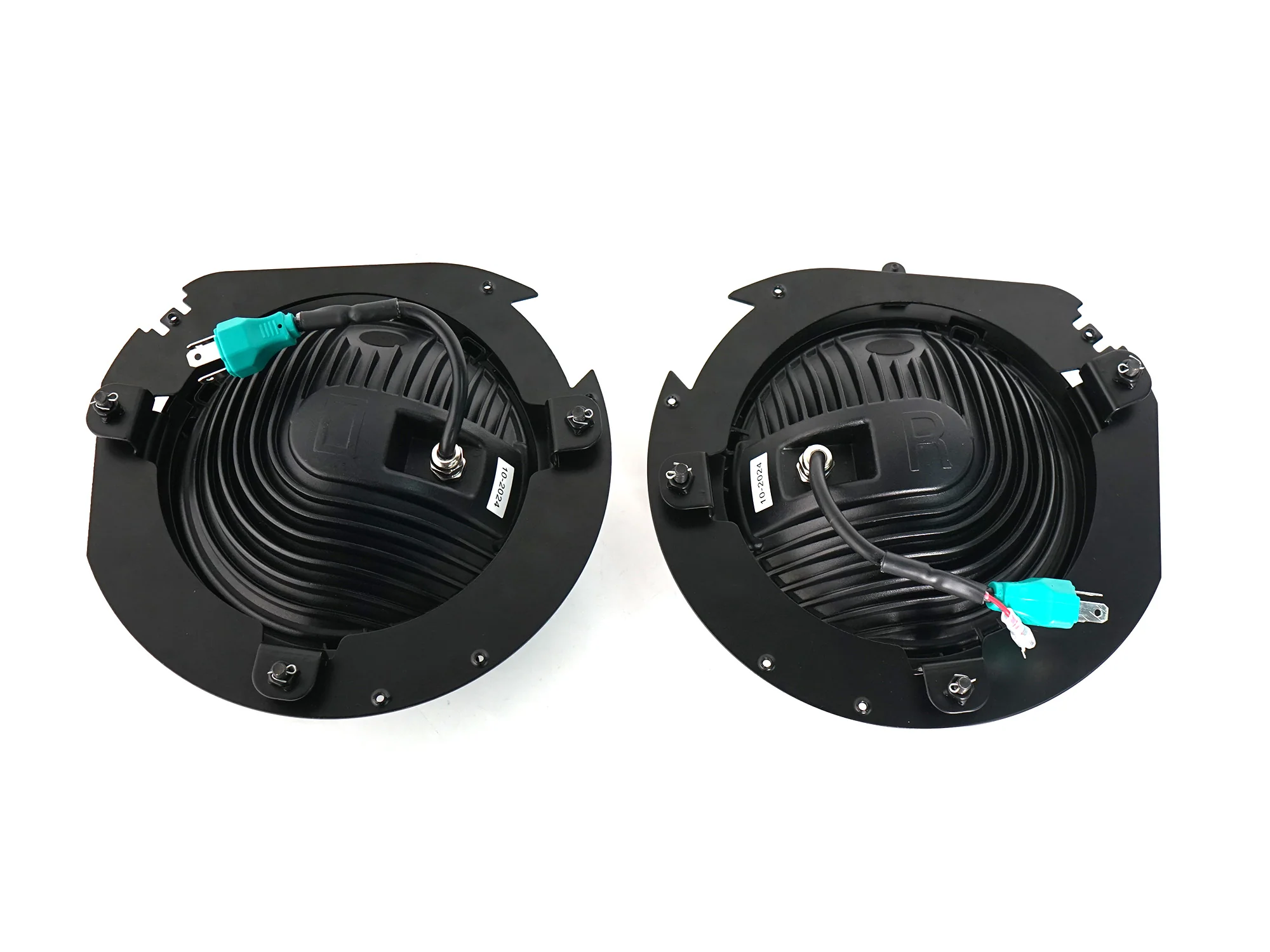 7'' LED Headlights w/Halo + 9'' Brackets for 2018-2024 Jeep Wrangler JL JLU Gladiator - Image 6