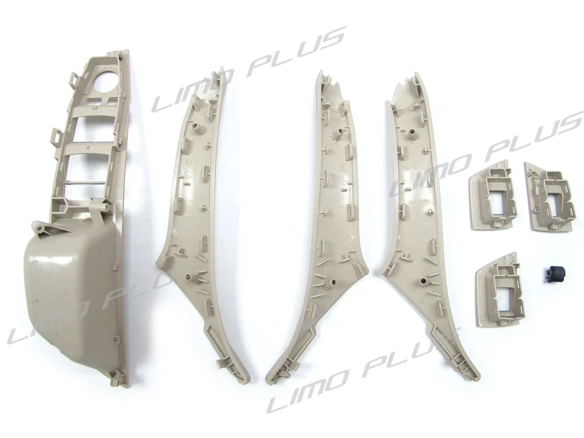 7Pcs Beige Interior Door Handle Window Lift Button Panel For BMW 5 Series F10 F11 M5 2010-2016 it34 - Image 6