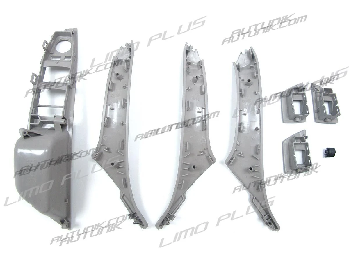 7pcs Gray Interior Door Handle Window Lift Button Panel For BMW 5 Series F10 F11 M5 2011-2016 it35 - Image 12