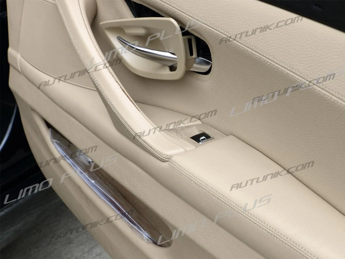 7pcs Leather Inner Interior Door Pull Handle Trim Cover For BMW 5 Series F10 F11 2010-2016 it38 - Image 4