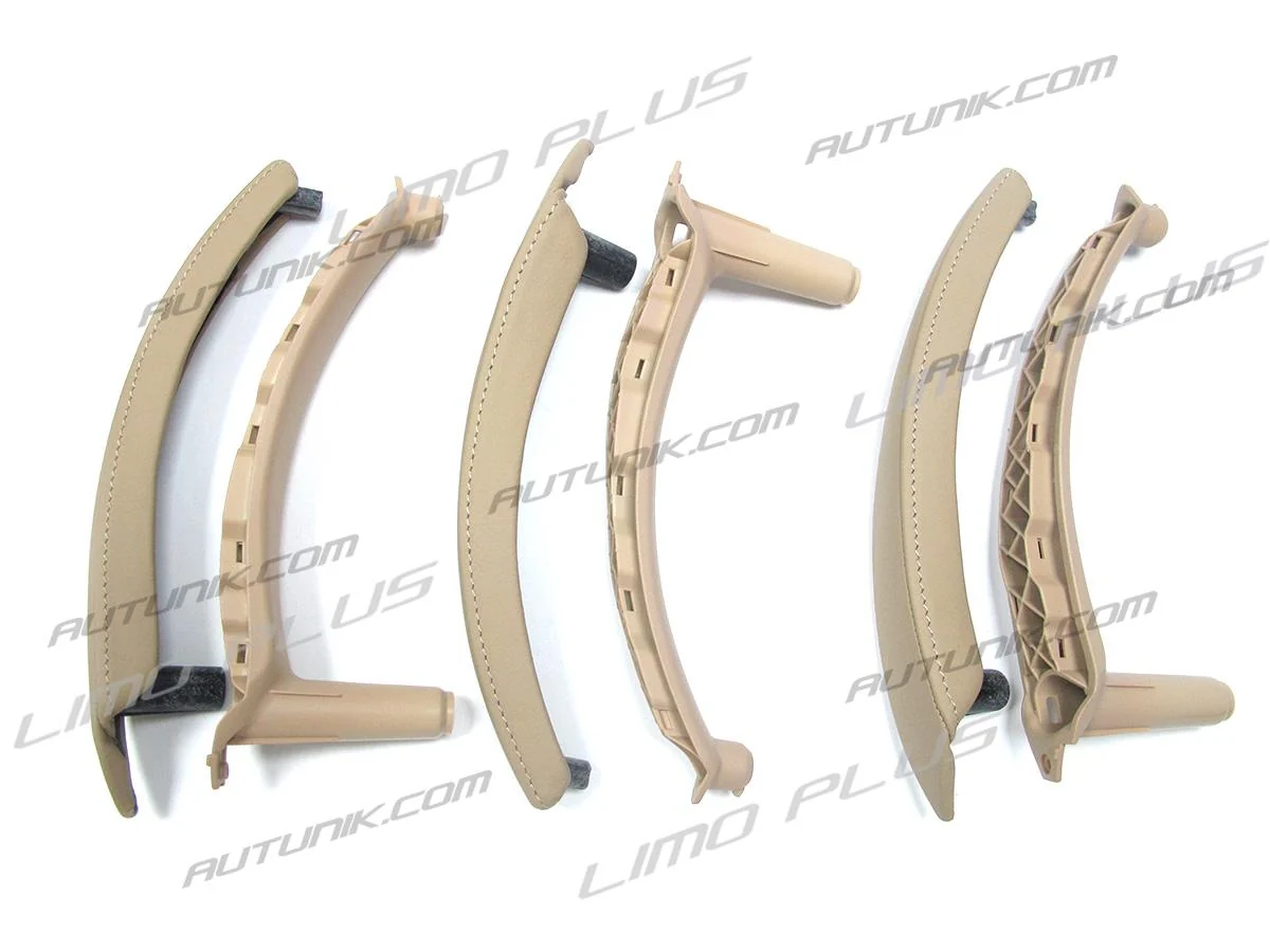 7pcs Leather Inner Interior Door Pull Handle Trim for BMW X5 E70 X6 E71 E72 2007-2013 it40 - Image 3