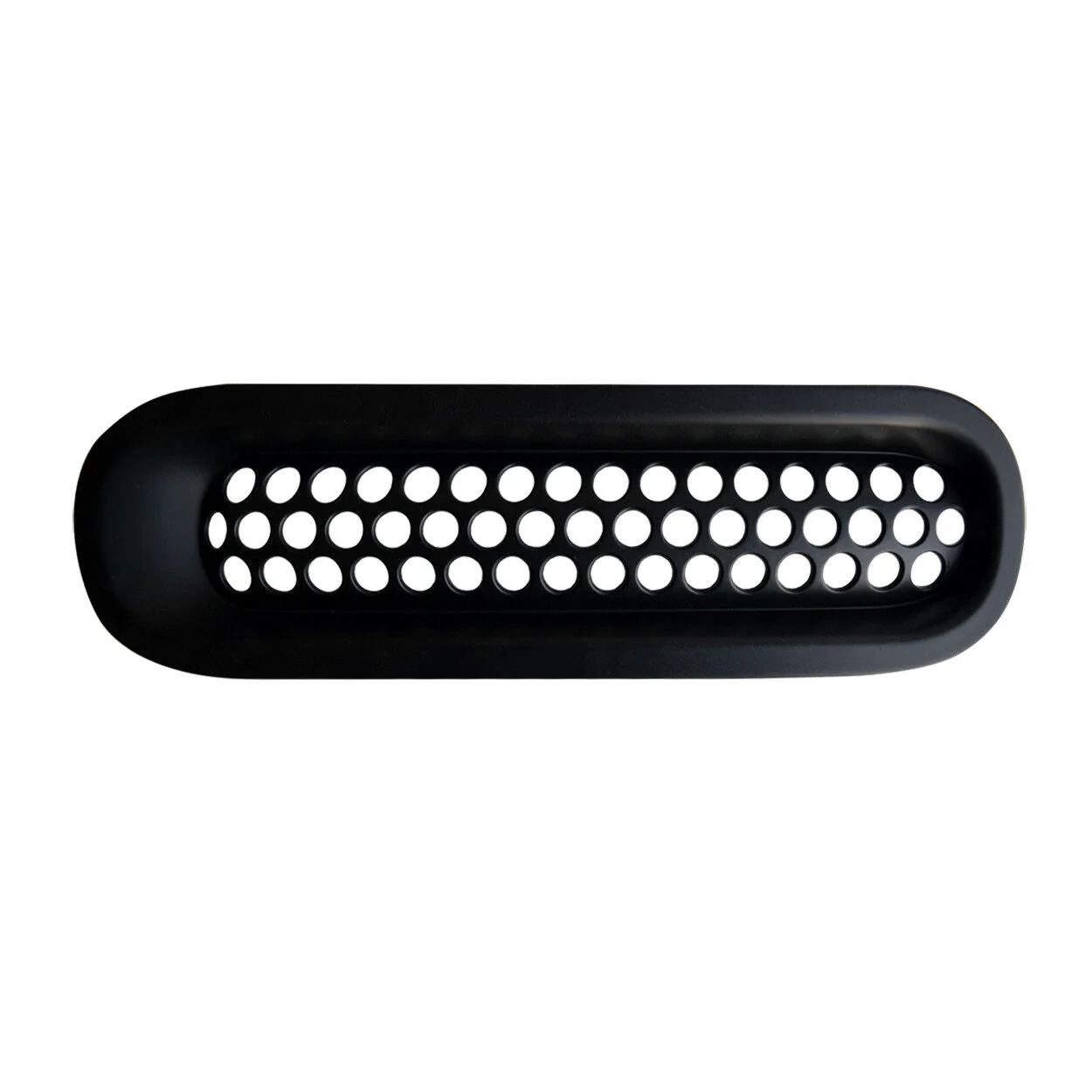 7PCS Front Bumper Mesh Grille Inserts Guards for Jeep Wrangler JK JKU 2007-2018 - Matte Black - Image 4