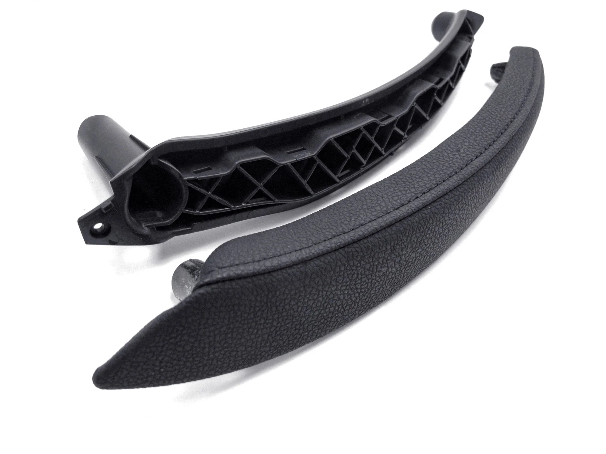 7x Black Leather Inner Interior Door Pull Handle Trim for BMW X5 E70 X6 E71 E72 it56 - Image 7