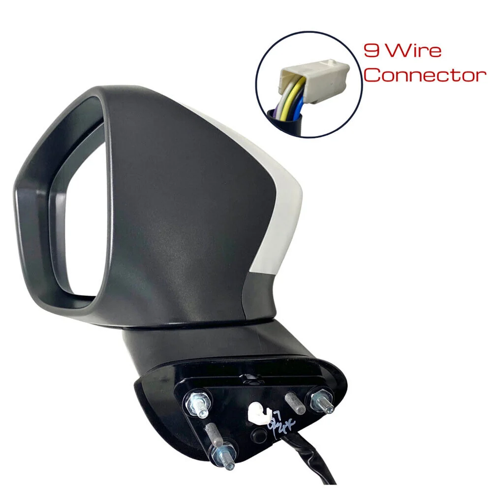 9Pin Left+Right Side Mirror White Non-Heated For Mazda 6 2017-2020 2021 Driver & Passenger - Image 14
