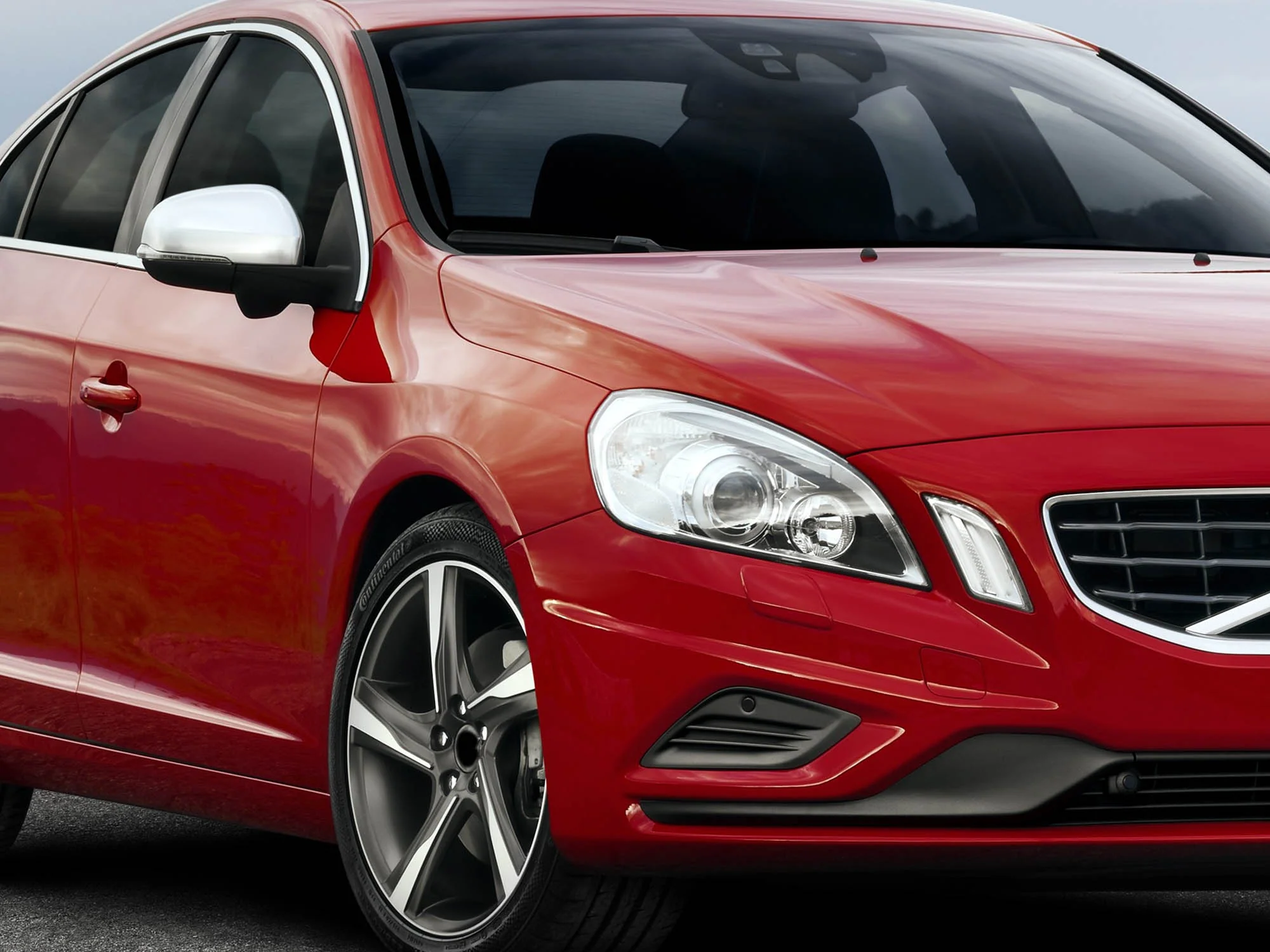 A Pair Front Headlight Headlamp Lens + Sealant Glue For Volvo S60 V60 2011-2013 - Image 2