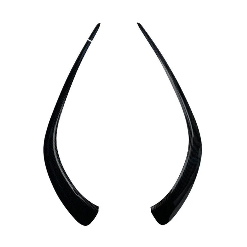 For 2020-2023 Mercedes CLA C118 AMG Sport Front Bumper Lip Splitter Canards Trim Glossy Black - Image 4