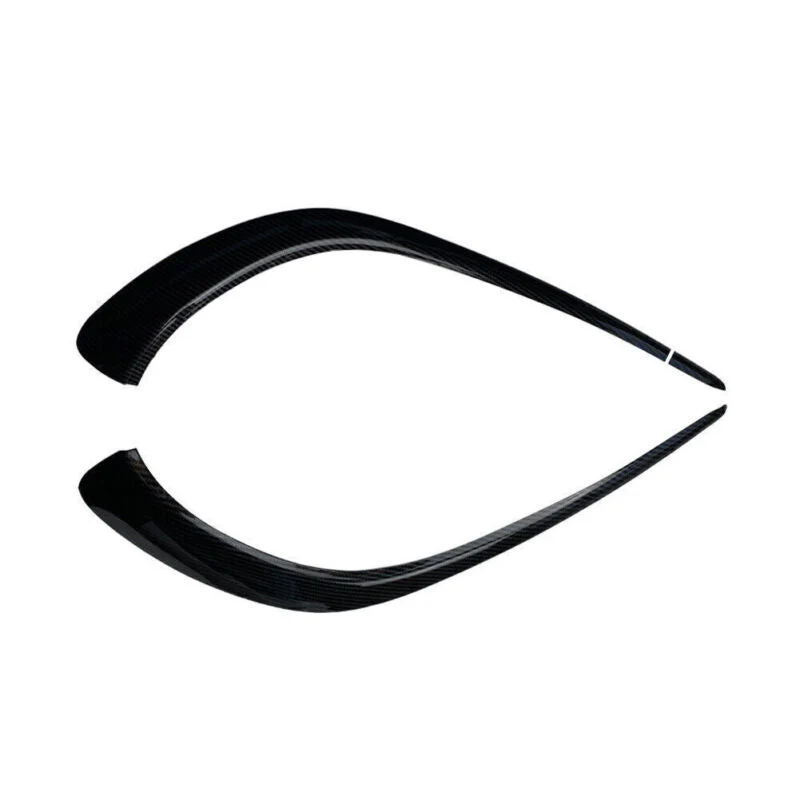 For 2020-2023 Mercedes CLA C118 AMG Sport Front Bumper Lip Splitter Canards Trim Glossy Black - Image 5
