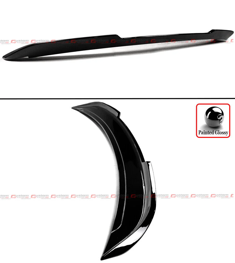 Gloss Black Rear Deck Trunk Spoiler Fit For 2024-25 Ford Mustang S650 Coupe - Image 3