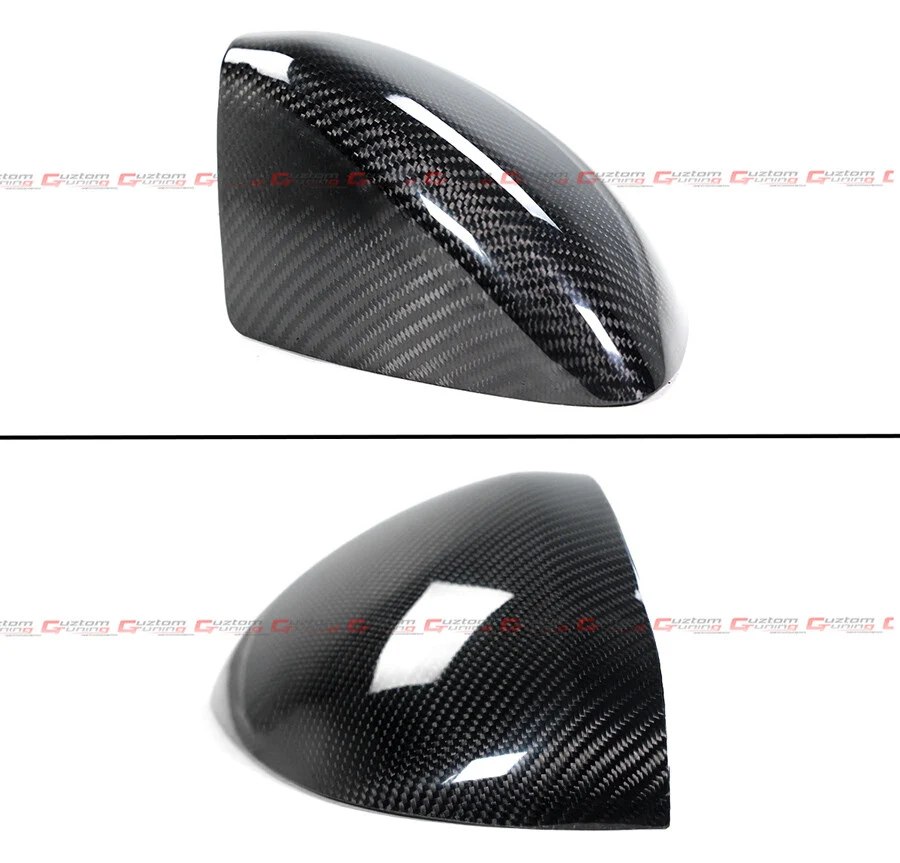 Add-On Carbon Fiber Side Mirror Cover Caps Overlay for Mercedes C-Class W206 C43 C63 C300 2022-2026 - Image 3