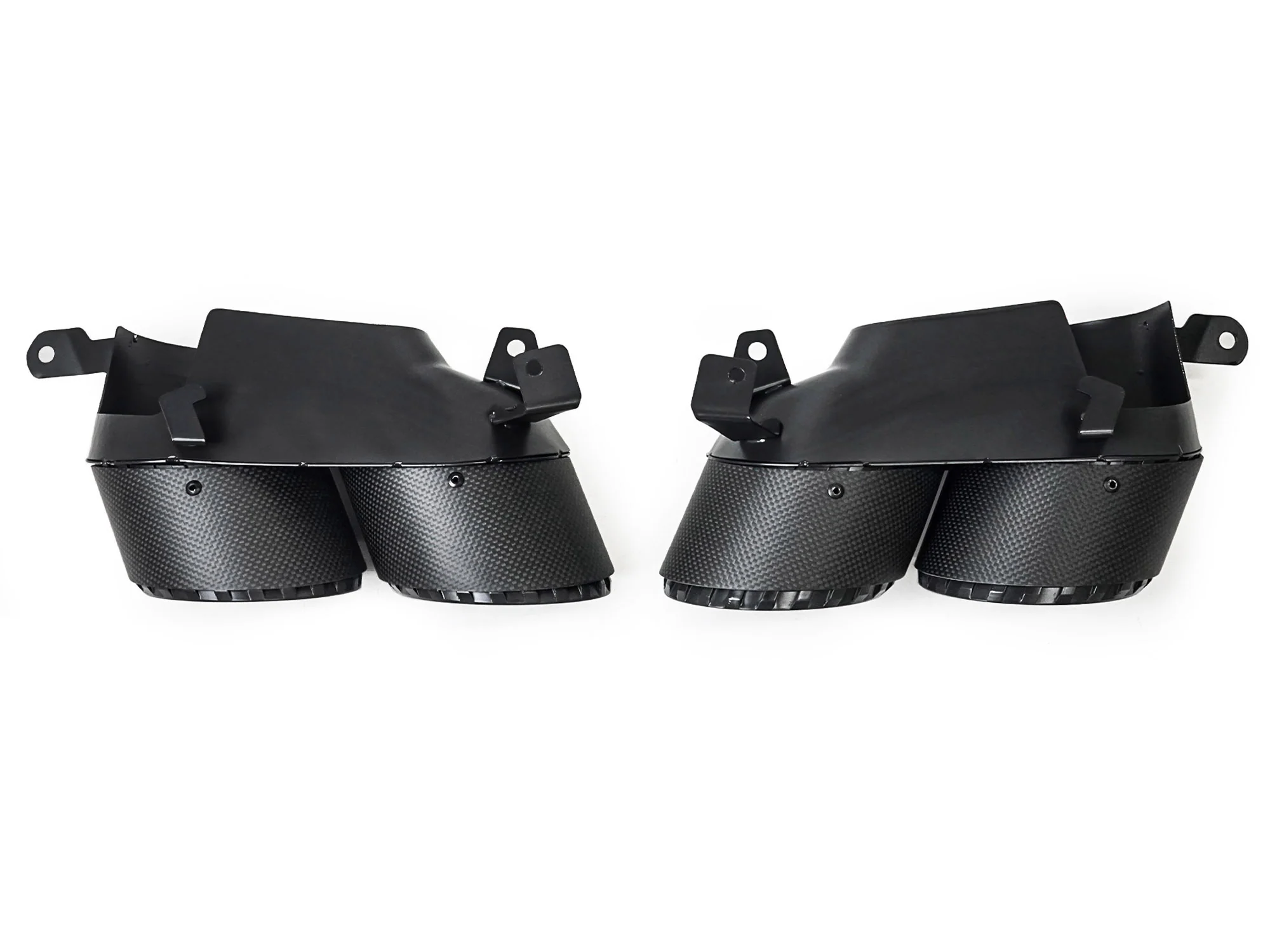 AK Style Carbon Fiber Exhaust Tips Muffler Pipe For BMW X5 G05 X6 G06 X7 G07 2019-2026 Pair - Image 5