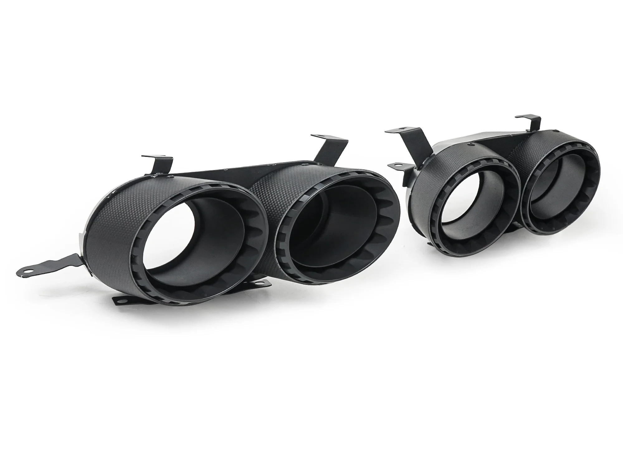 AK Style Carbon Fiber Exhaust Tips Muffler Pipe For BMW X5 G05 X6 G06 X7 G07 2019-2026 Pair - Image 6