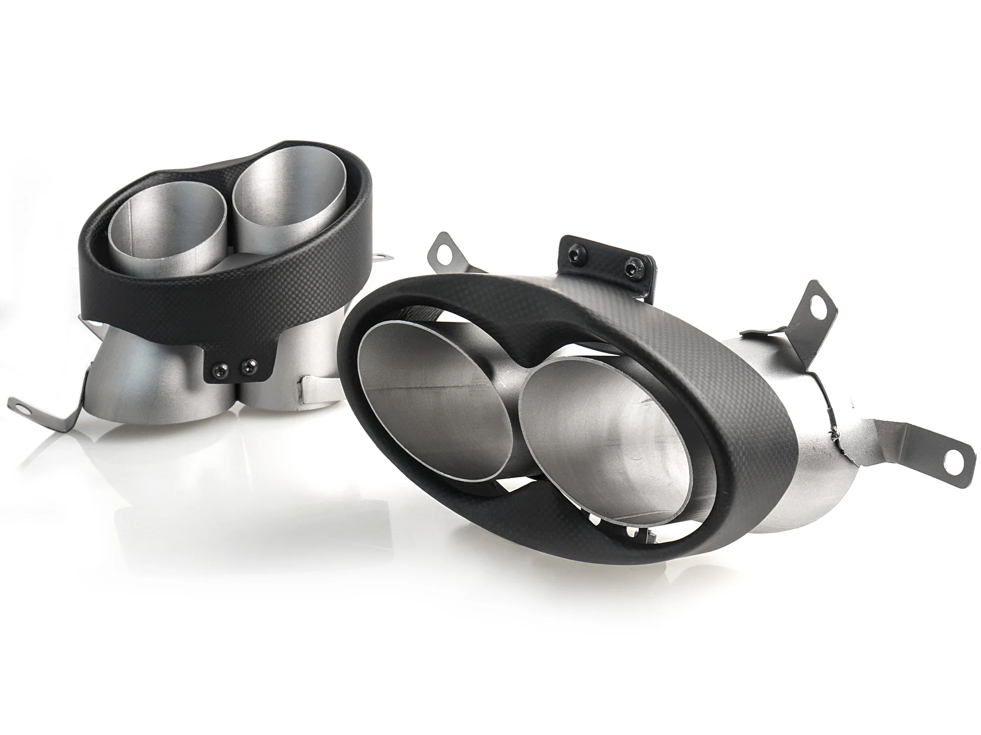 Carbon Fiber Exhaust Tips Replace for Audi RS4 RS5 RS6 RS7 - Image 6