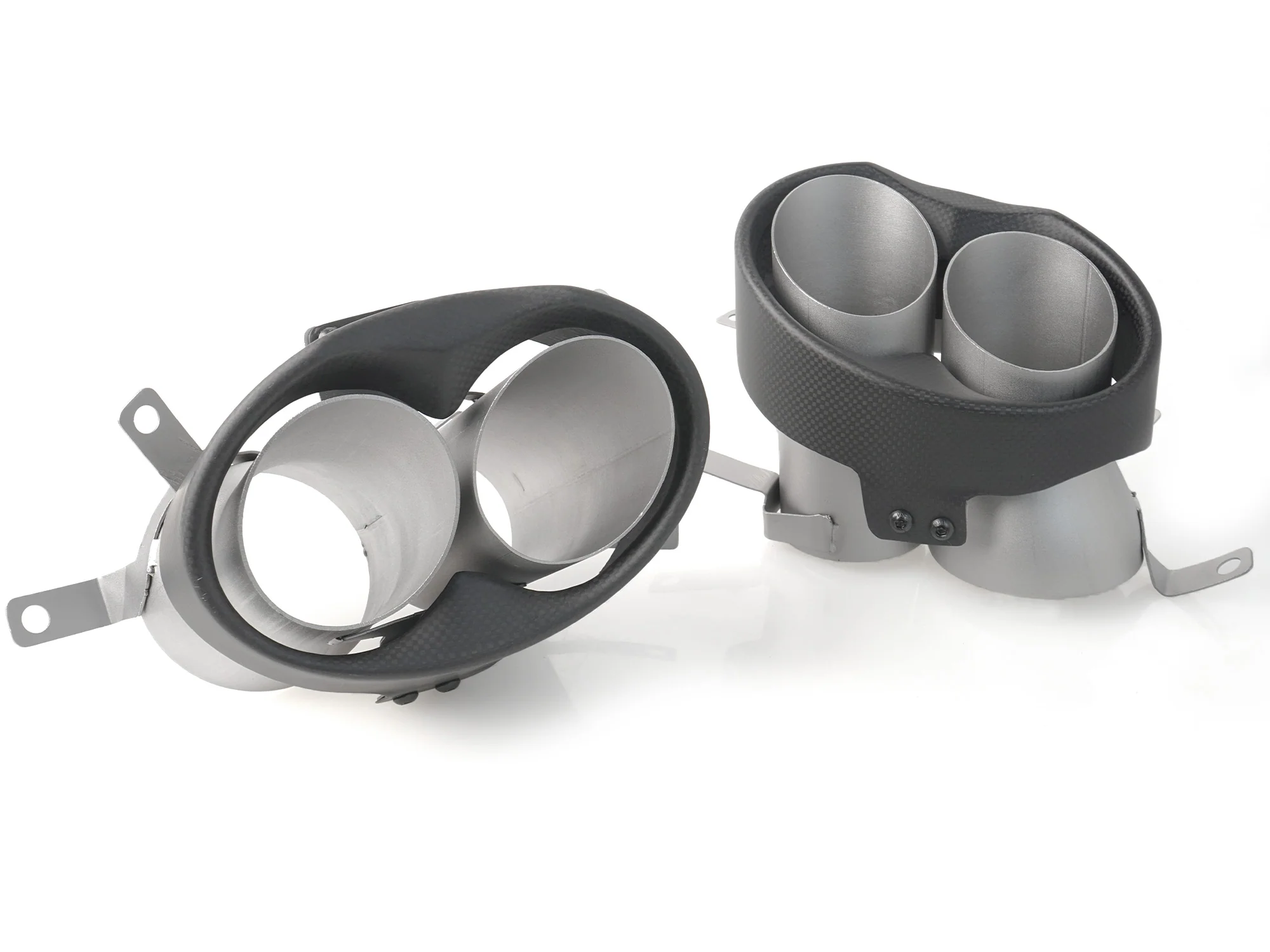 Carbon Fiber Exhaust Tips Replace for Audi RS4 RS5 RS6 RS7 - Image 7