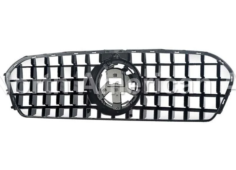 All Black GTR Front Grille for Mercedes GLE GLE400 GLE350 Coupe GLE63S AMG 2020+ - Image 4