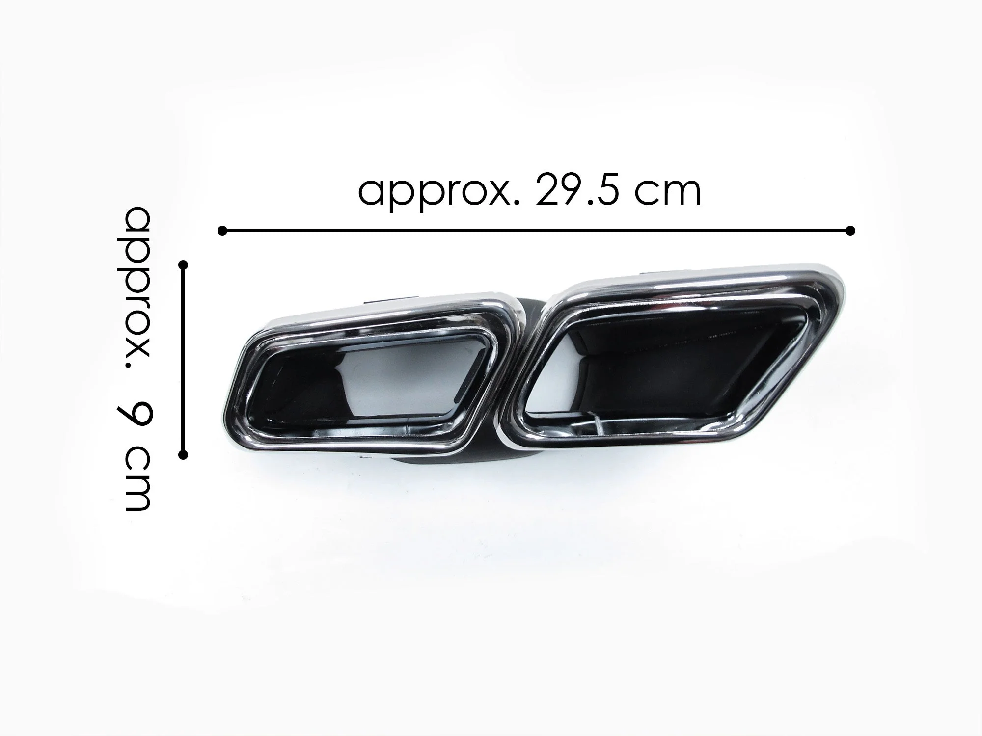 Exhaust Muffler Tips For Mercedes W212 W204 W222 S63 S65 CLS63 E63 SL65 AMG - Image 8