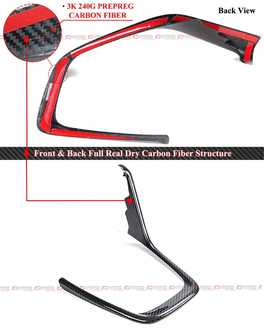Auto Carbon Fiber Shift Console Panel Surrounding Kits For 2022-2025 Toyota 86 GR86 BRZ - Image 3