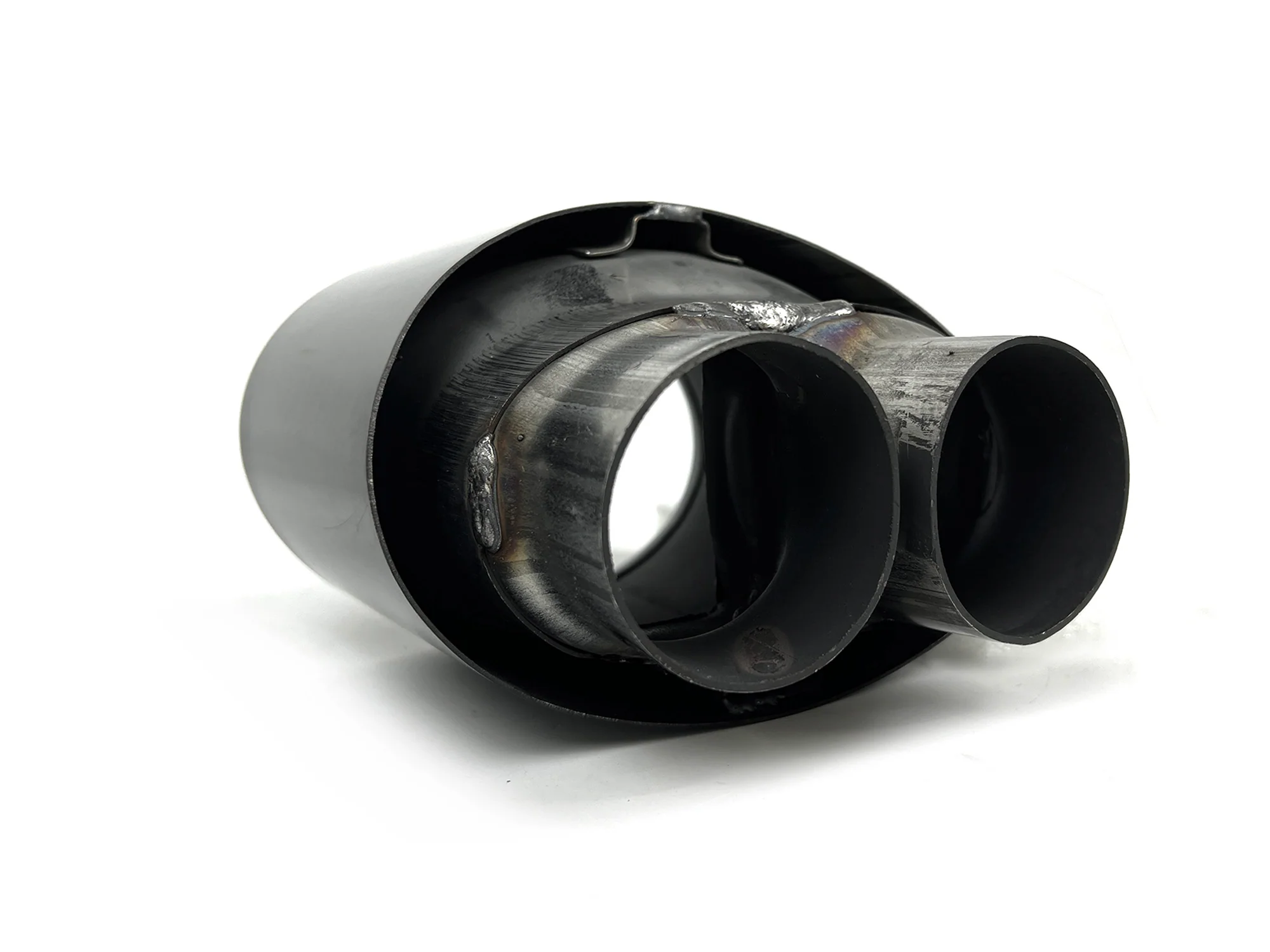 L+R Custom Oval Exhaust Tips Weld-On Fits Audi A3 A4 A5 B9 B9.5 Upgrade to RS Look Pair - Image 11