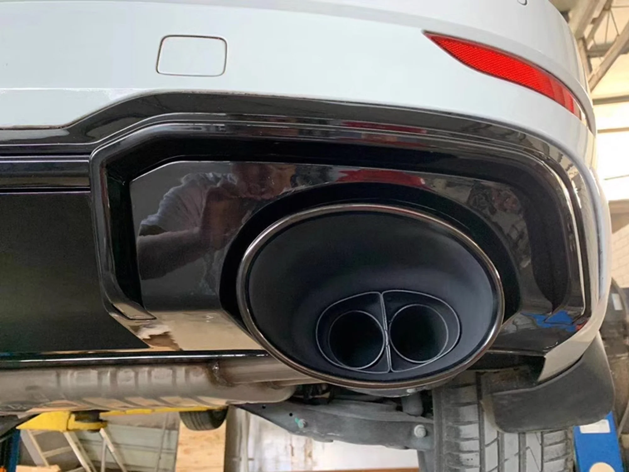 L+R Custom Oval Exhaust Tips Weld-On Fits Audi A3 A4 A5 B9 B9.5 Upgrade to RS Look Pair - Image 4