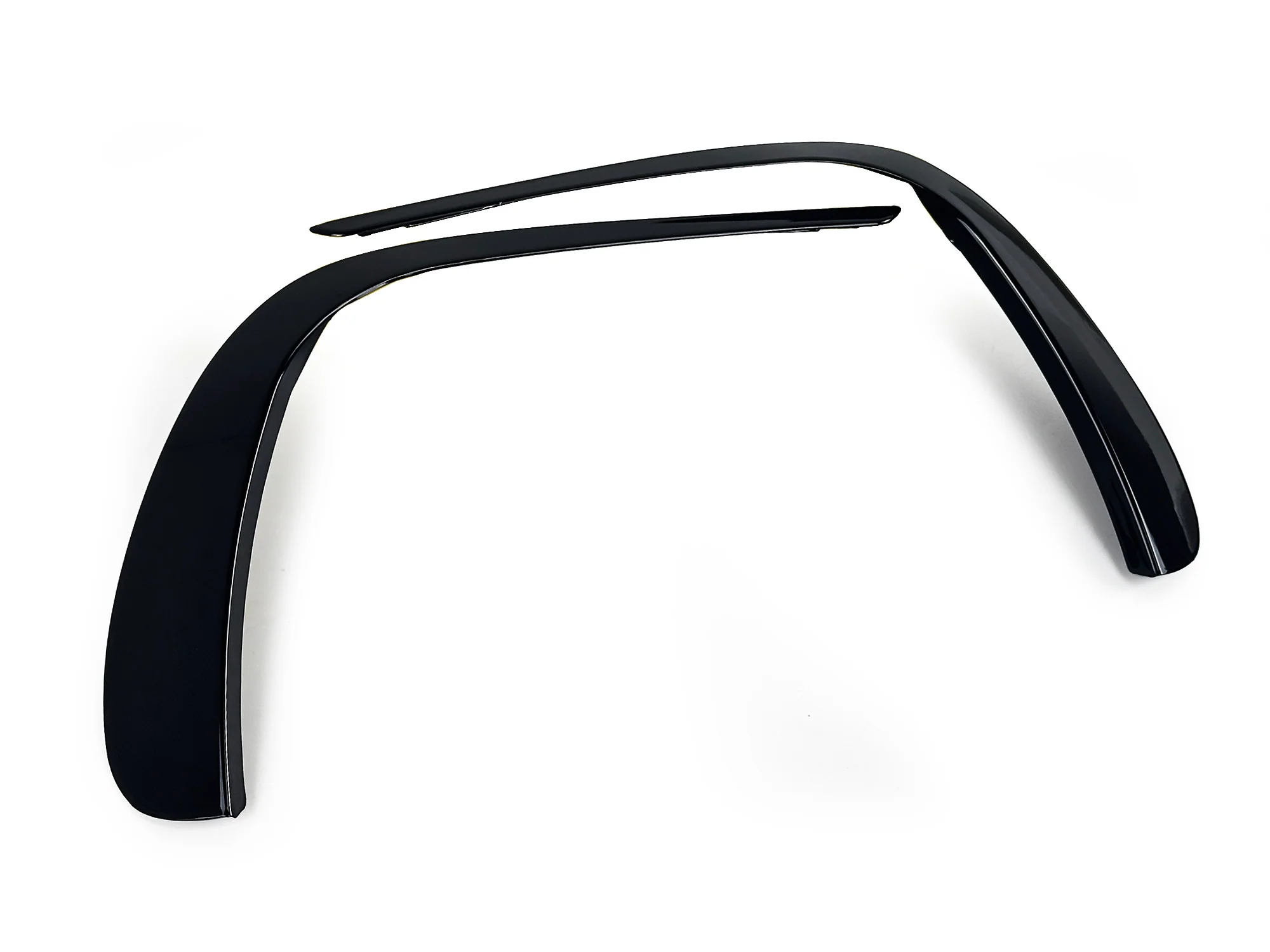 Black Front Canards Splitter for Mercedes E Class W213 S213 C238 A238 AMG Line 2021-2023 - Image 6