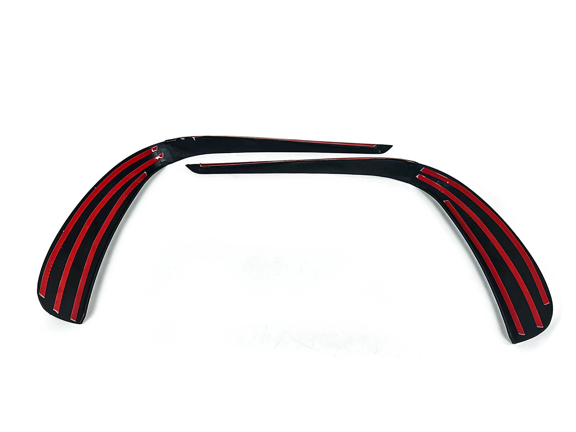 Black Front Canards Splitter for Mercedes E Class W213 S213 C238 A238 AMG Line 2021-2023 - Image 8