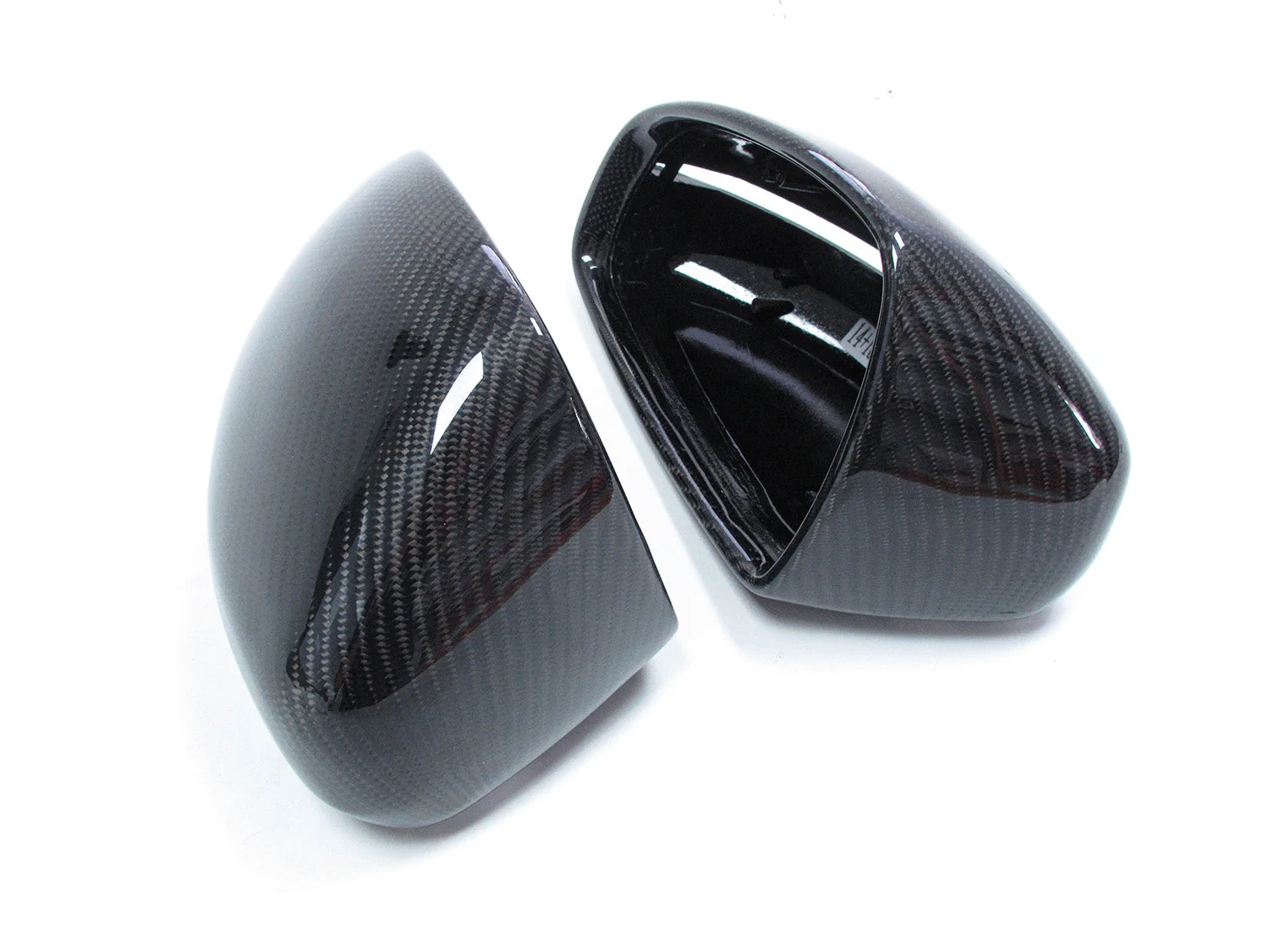 Replacement For AUDI TT MK2 8J TTS TTRS 8R Real Carbon Fiber Side Mirror Cover Caps - Image 9