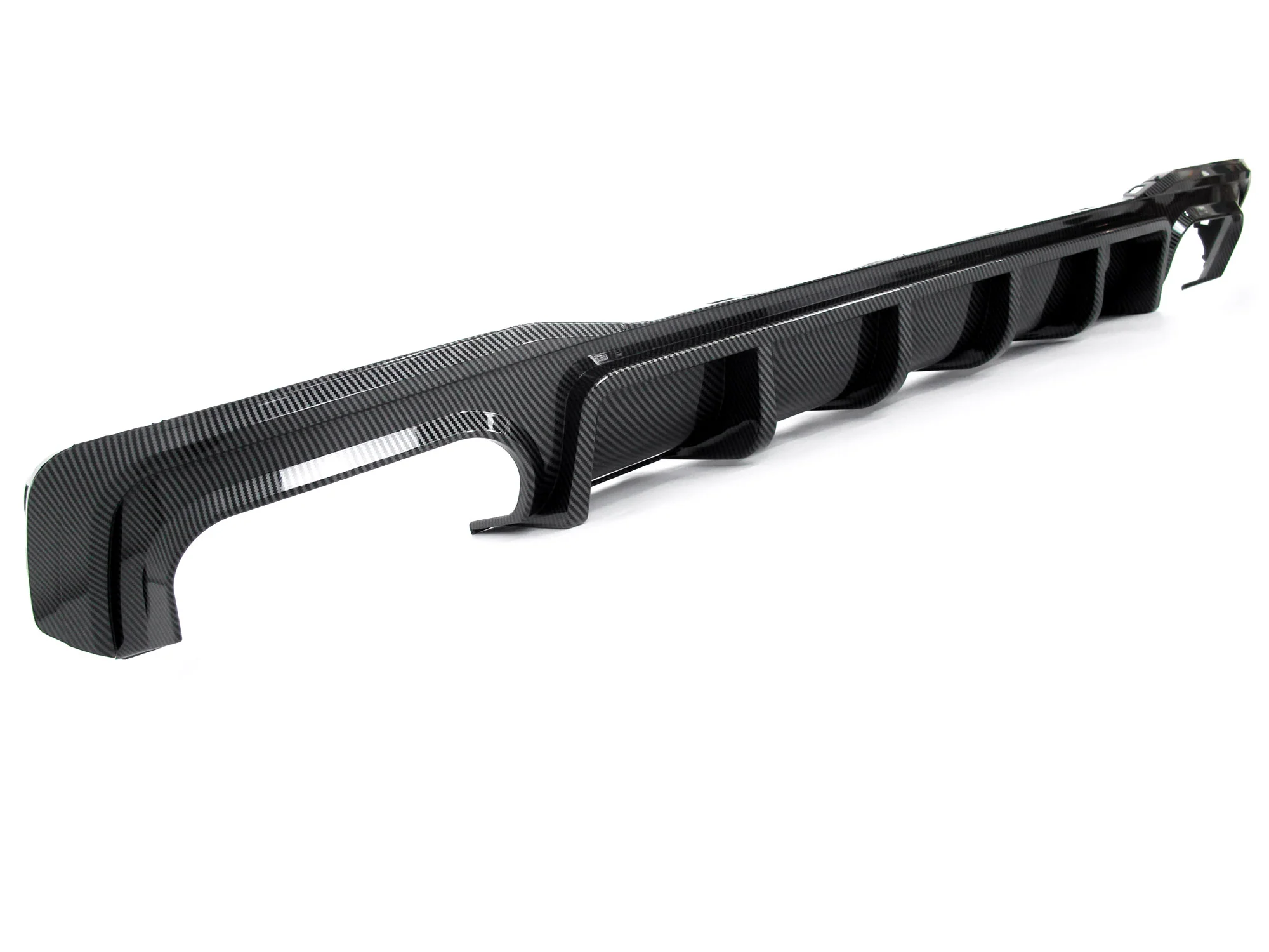 Carbon Look Difffuser + Black Exhaust Tips For AUDI A7 C8 S-line 2019-2024 di154 - Image 20