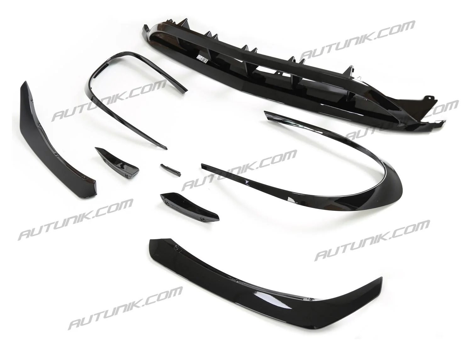 Gloss Black Front Bumper Lip Splitter For 2017-2019 Mercedes CLA C117 W117 CLA200 CLA250 CLA45 pz210 - Image 5