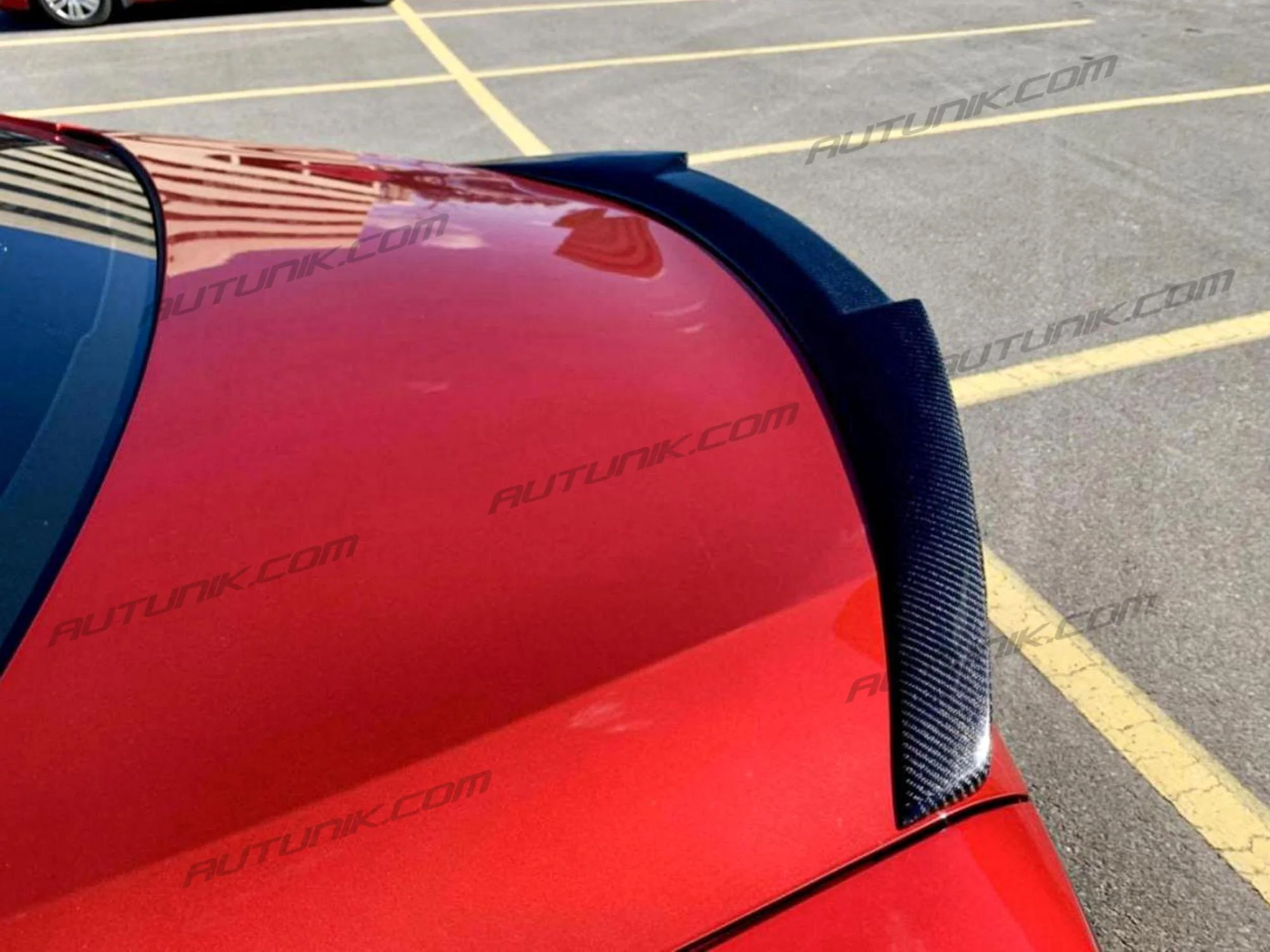 Carbon Fiber Rear Trunk Spoiler Wing For Infiniti Q60 Coupe 2017-2022 - Image 5