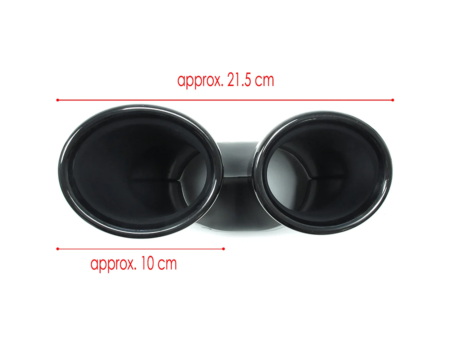 E53 Style Black Diffuer w/ Round Twin Exhaust Tips for Mercedes E W213 Sedan Wagon E300 E400 E550 AMG 2017-2020 - Image 13