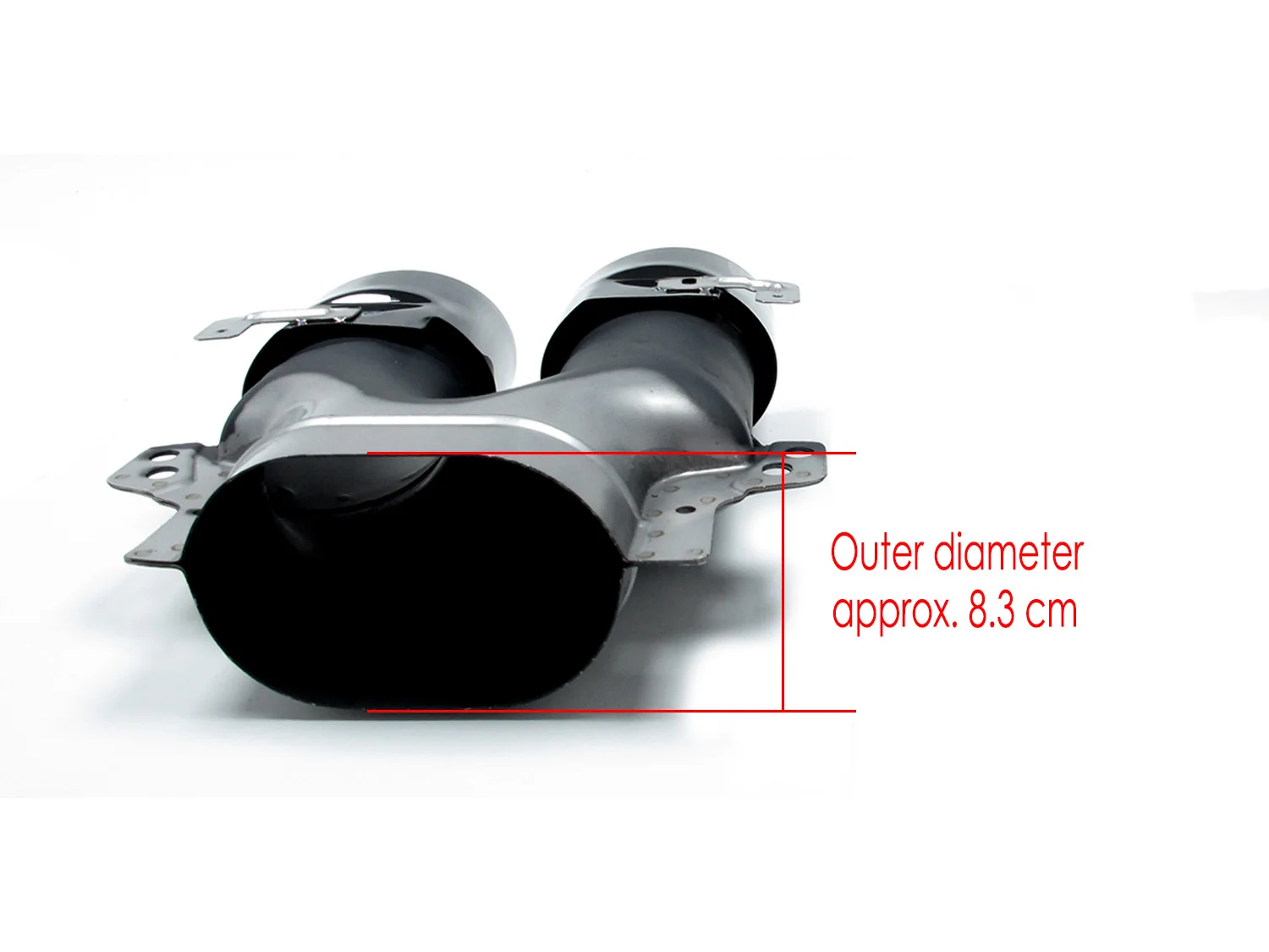 E53 Style Black Diffuer w/ Round Twin Exhaust Tips for Mercedes E W213 Sedan Wagon E300 E400 E550 AMG 2017-2020 - Image 14