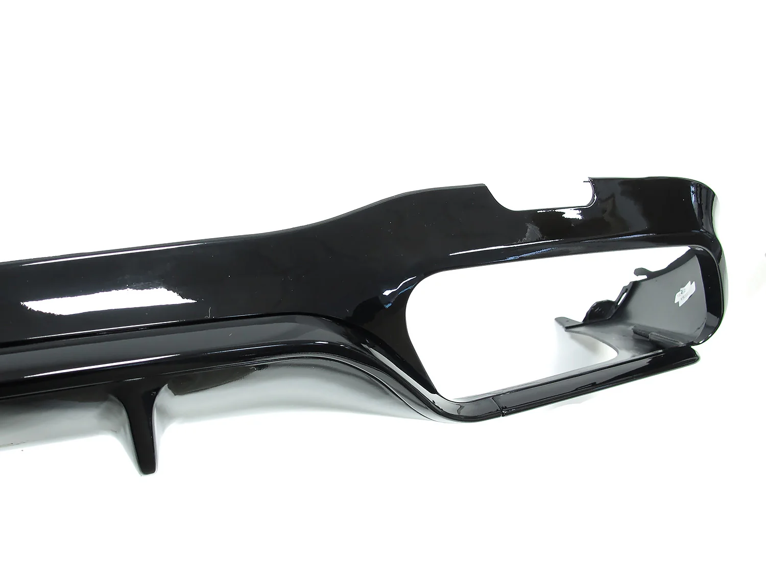 E53 Style Black Diffuer w/ Round Twin Exhaust Tips for Mercedes E W213 Sedan Wagon E300 E400 E550 AMG 2017-2020 - Image 9