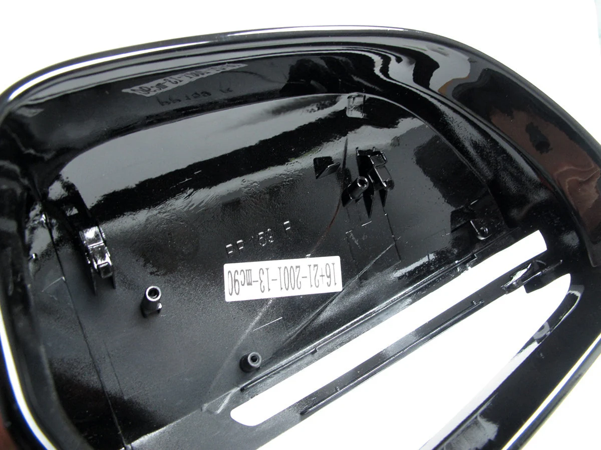 Gloss Black Mirror Cover Caps for Audi A3 8P A4 B8 A5 A6 C6 Q3 (No Side Assist) - Image 20