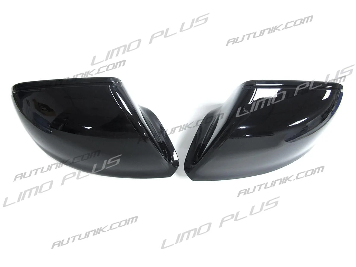 Pair Gloss Black Mirror Cover Caps For 2009-2017 AUDI Q5 SQ5 Q7 w/ Side Lane Assist mc64 - Image 11