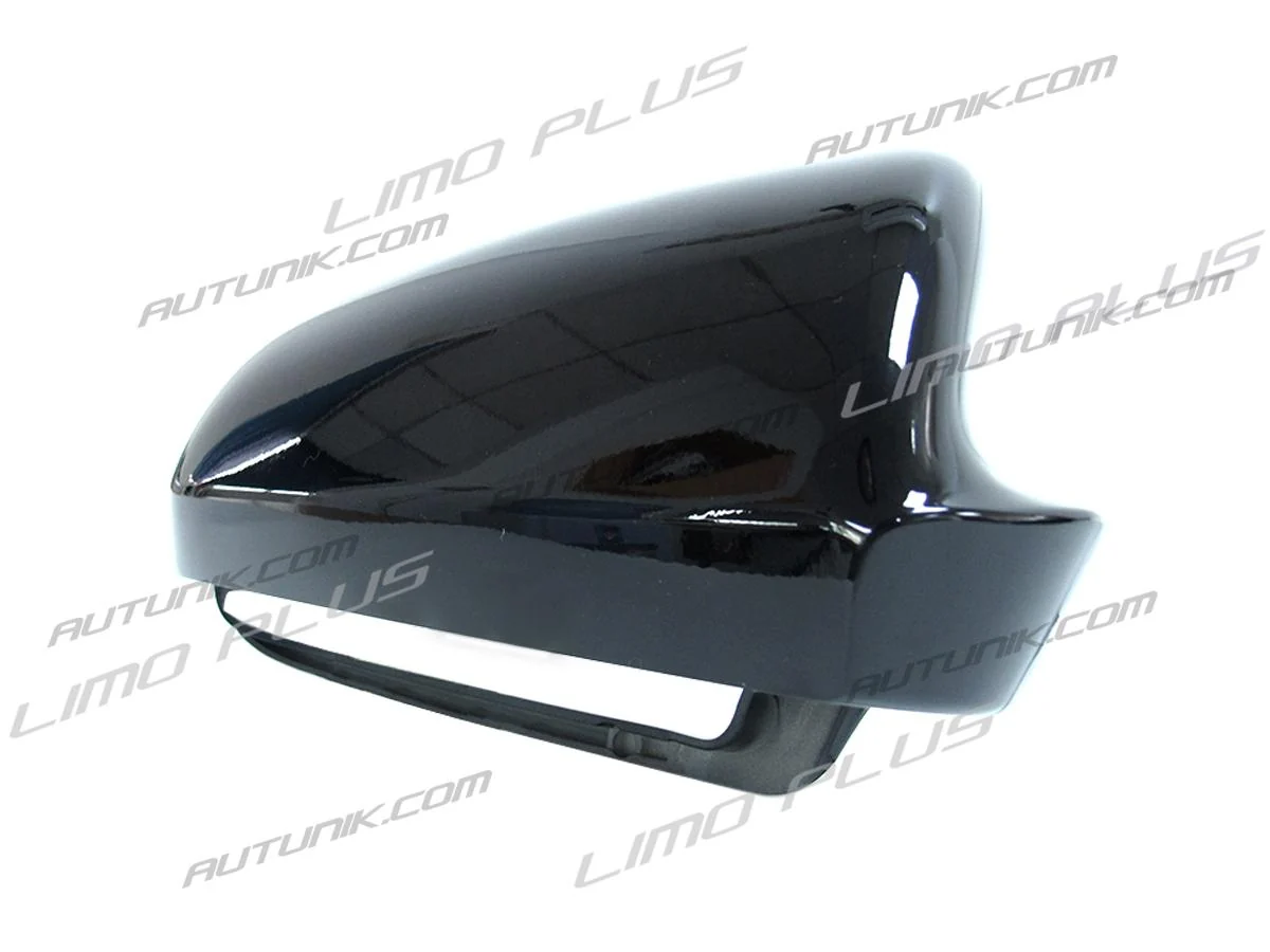 Pair Gloss Black Side Mirror Cover Caps Replace For AUDI A4 B7 B6 2002-2008 mc53 - Image 8