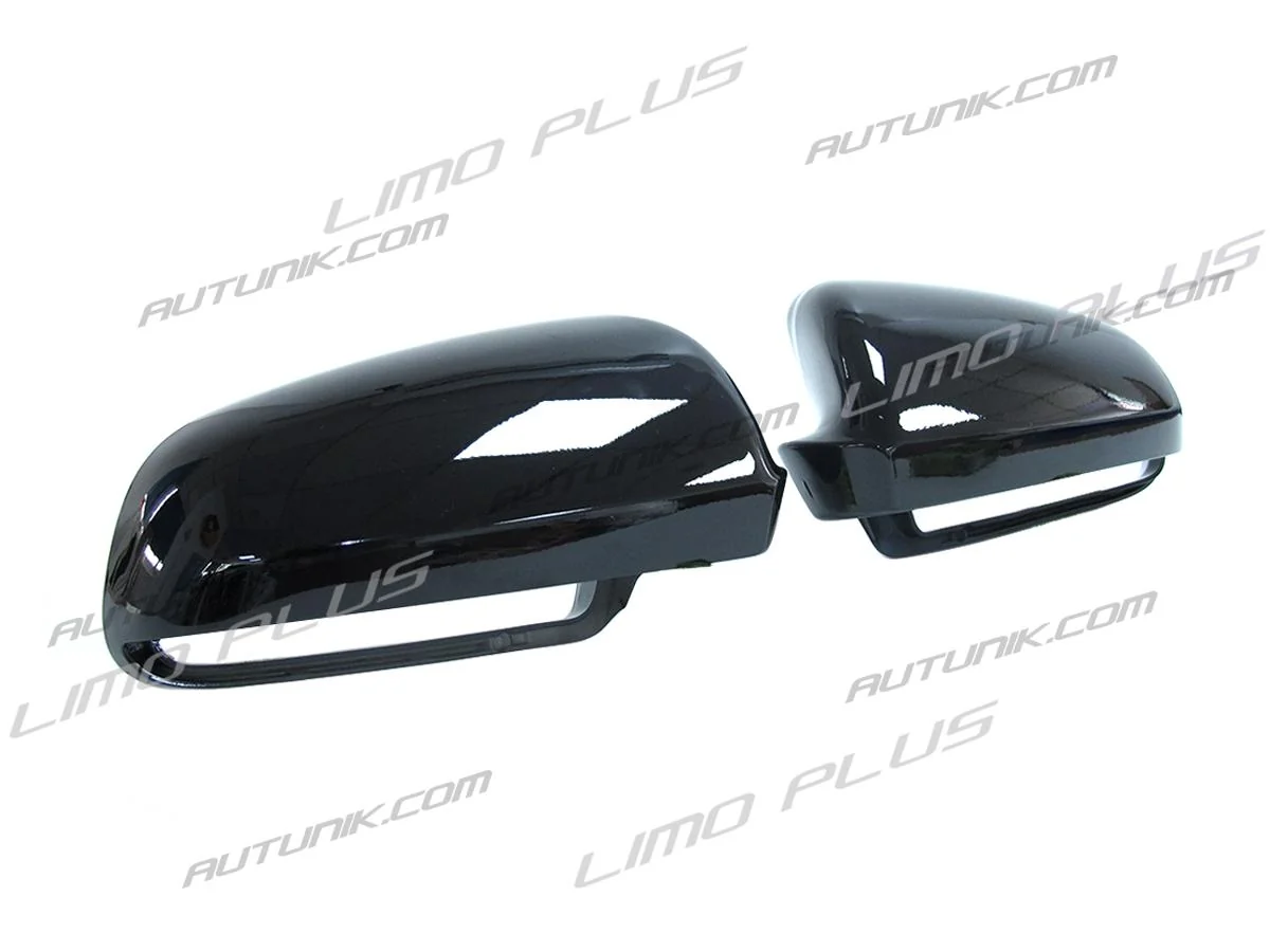 Pair Gloss Black Side Mirror Cover Caps Replace For AUDI A4 B7 B6 2002-2008 mc53 - Image 9